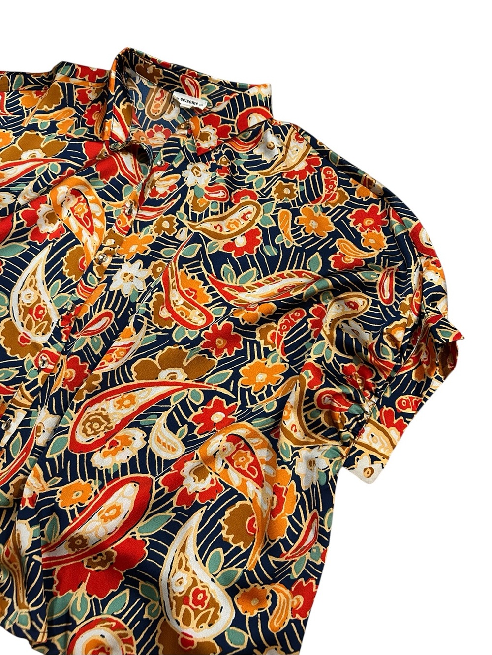 ee:some Floral Paisley Blouse Small NWOT - Picture 8 of 9